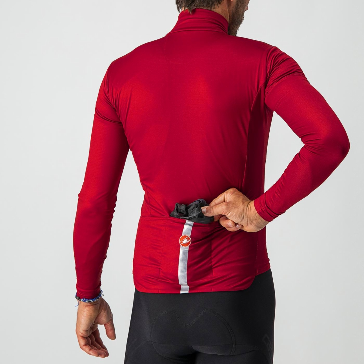 Μπουφάν CASTELLI SQUADRA STRETCH Μαύρο/Γκρι