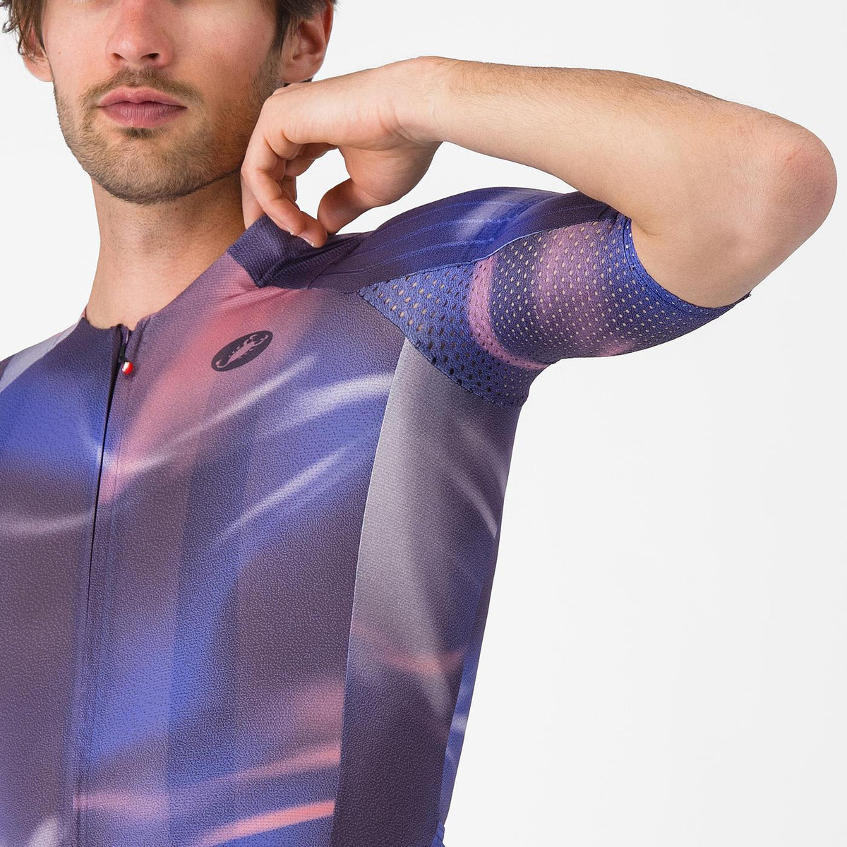 CASTELLI AERO RACE 8S Short Sleeve Jersey Purple