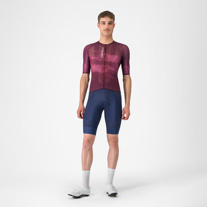 Φανέλα CASTELLI CLIMBER'S A/C Κοντό Μανίκι Μπορντό