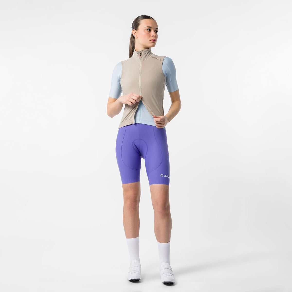 Väst CASTELLI ESPRESSO 2 Dam Beige