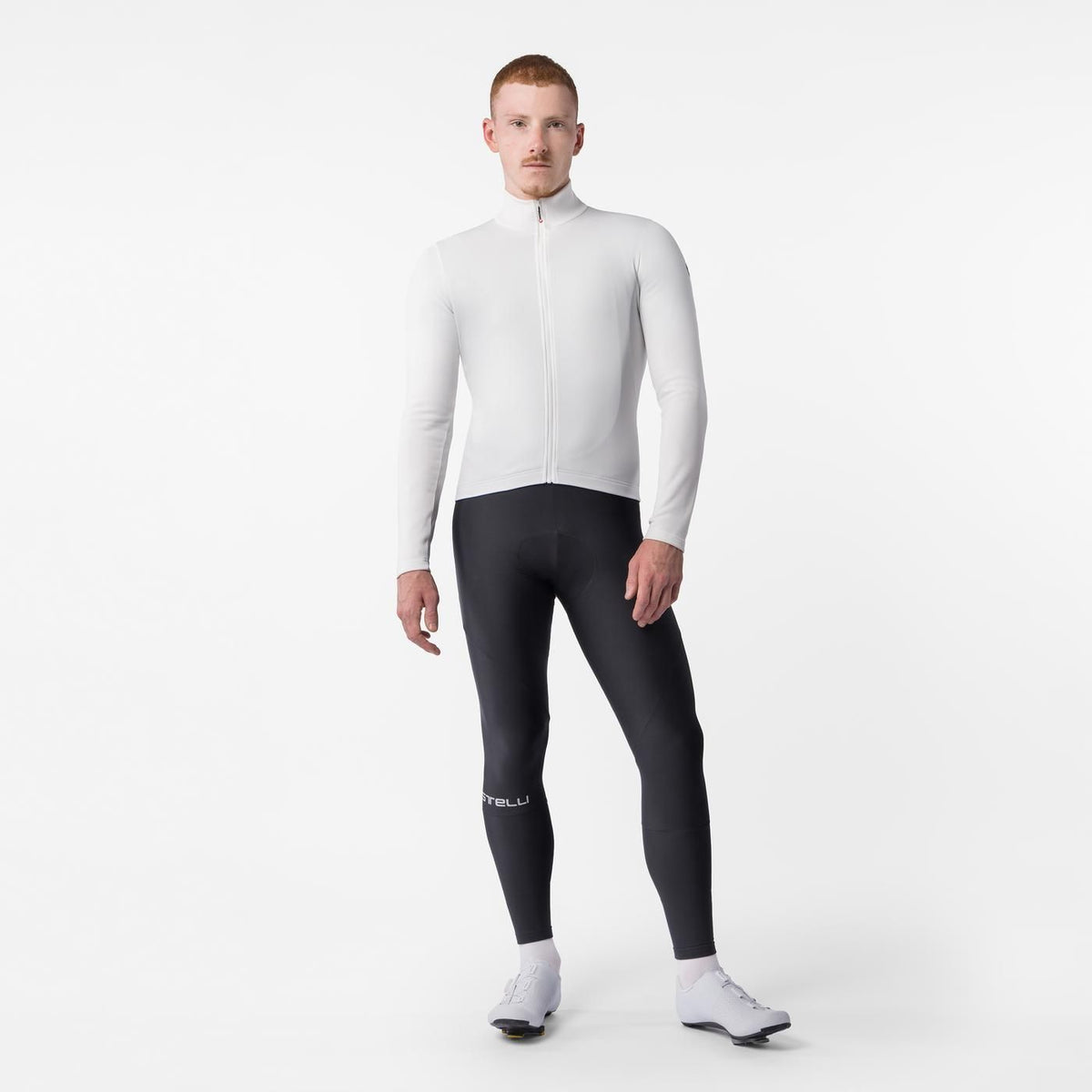 Tröja CASTELLI COMPETIZIONE THERMAL Långärmad Elfenben