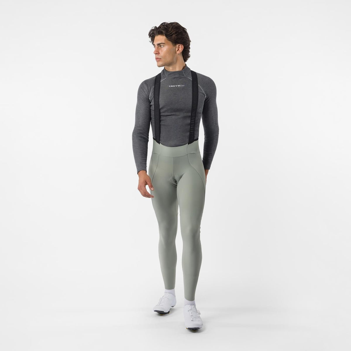 Dlouhé Kalhoty s Laclem CASTELLI ESPRESSO 2 Zelené