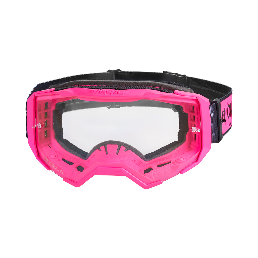 Maski O'NEAL B-22 CORE Musta/Pinkki