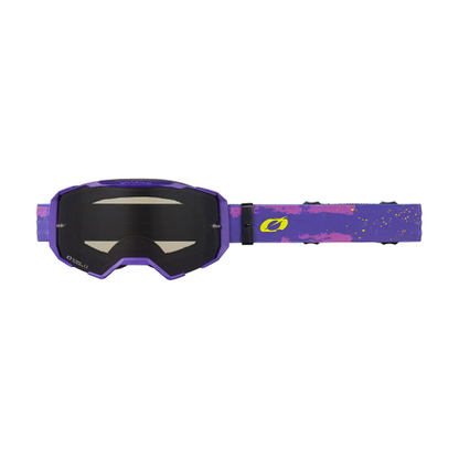 Mască O'NEAL B-22 PAINT violet/galben fluorescent