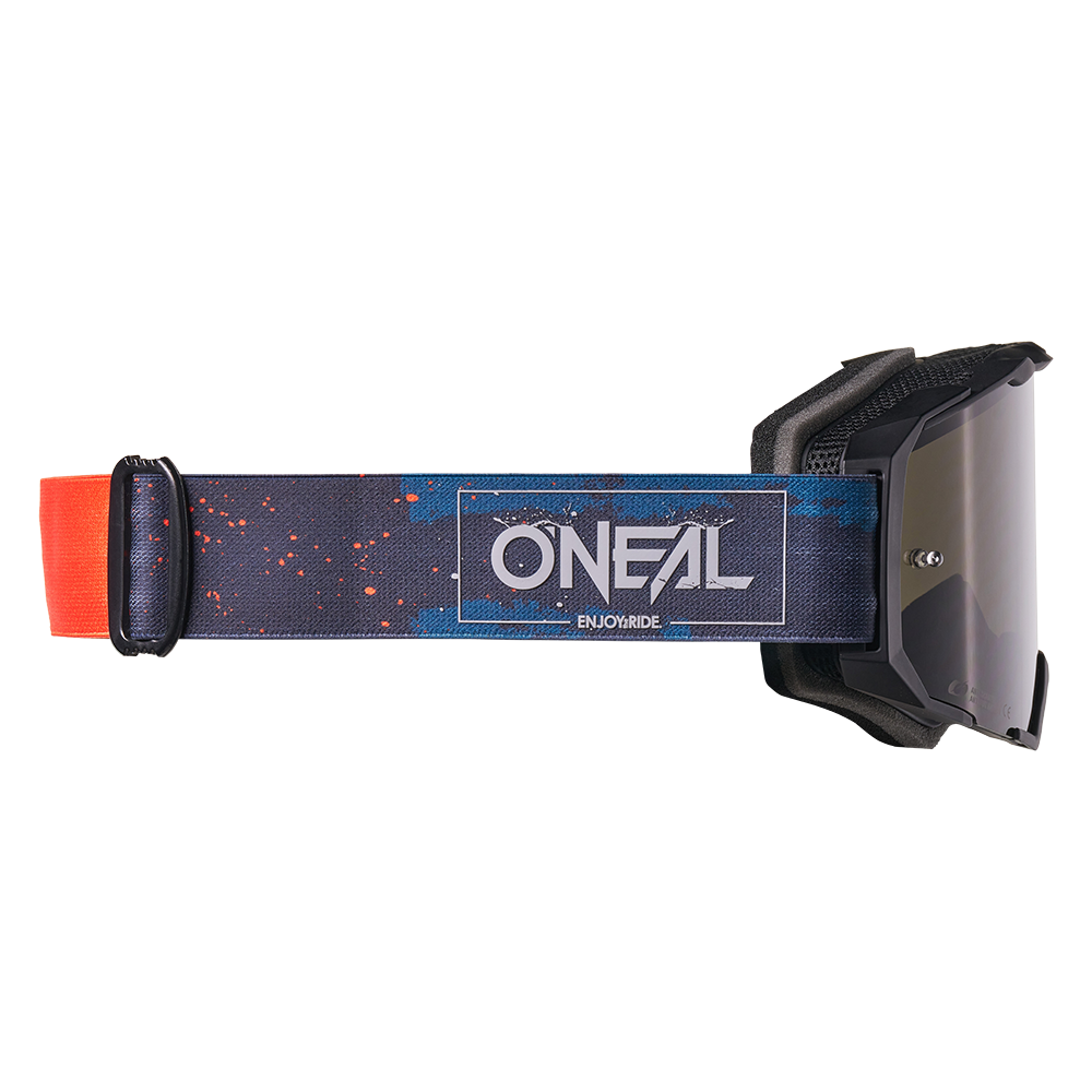 Maska O'NEAL B-22 PAINT Niebieski/Pomarańczowy