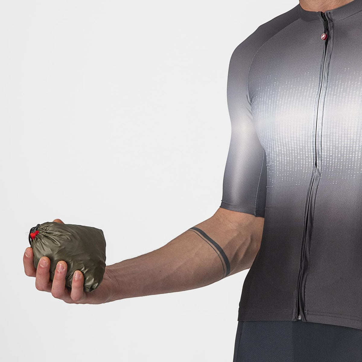 CASTELLI ARIA SHELL-jacka Brun