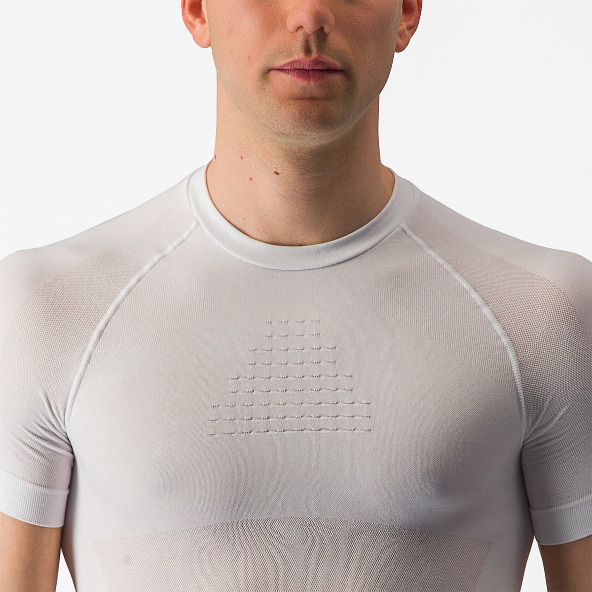 Alusvaate CASTELLI CORE SEAMLESS Lyhythihainen Valkoinen