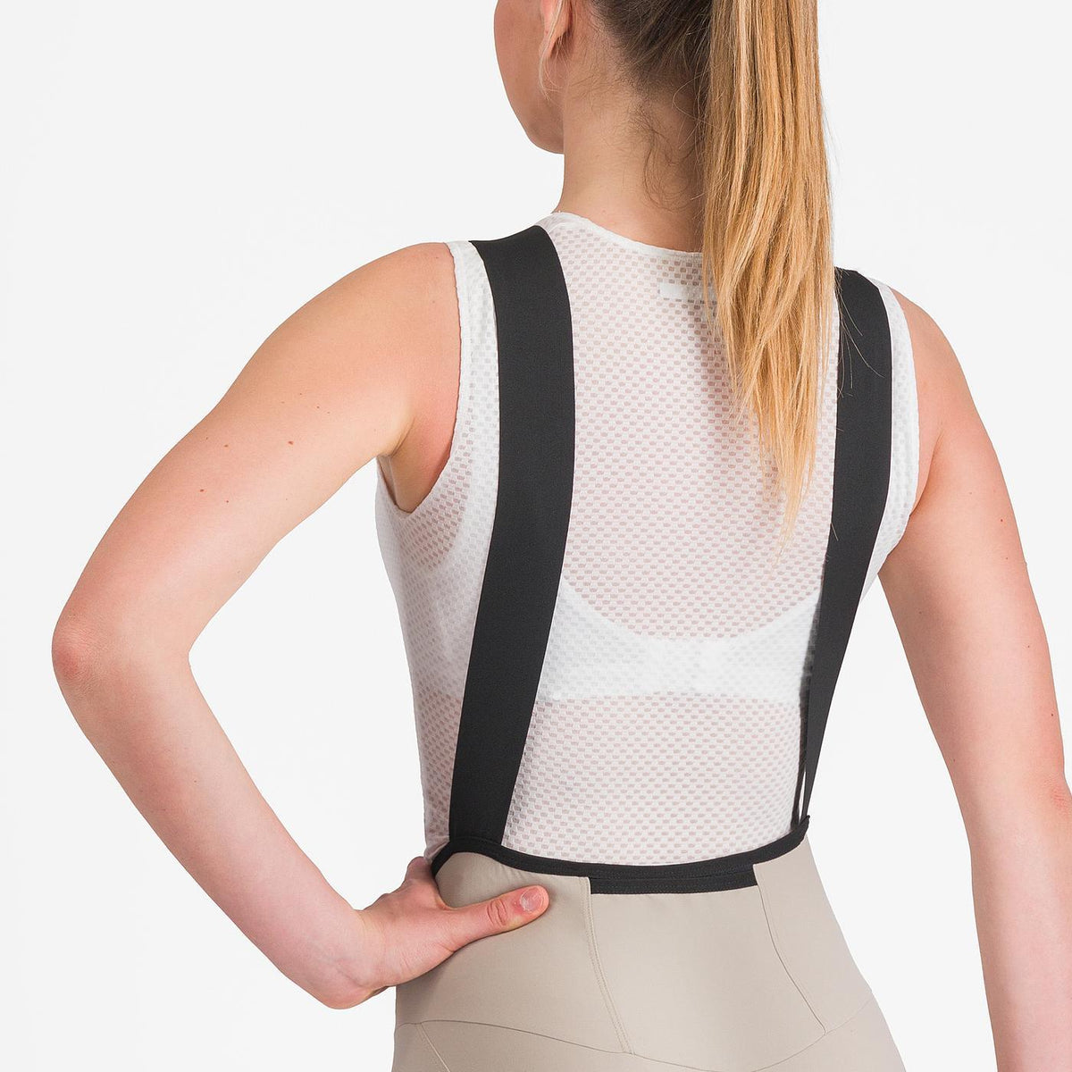 Korte Bretelbroek CASTELLI ESPRESSO W DT Dames Beige