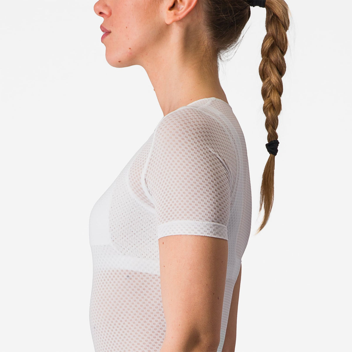 CASTELLI PRO MESH Damesondergoed Korte Mouwen Wit