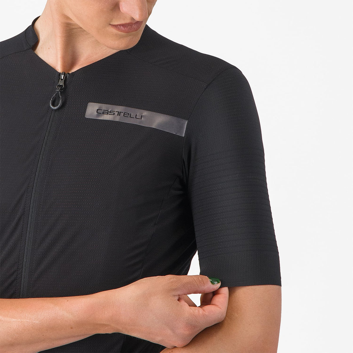 CASTELLI PREMIO EVO dame cykeltrøje korte ærmer sort
