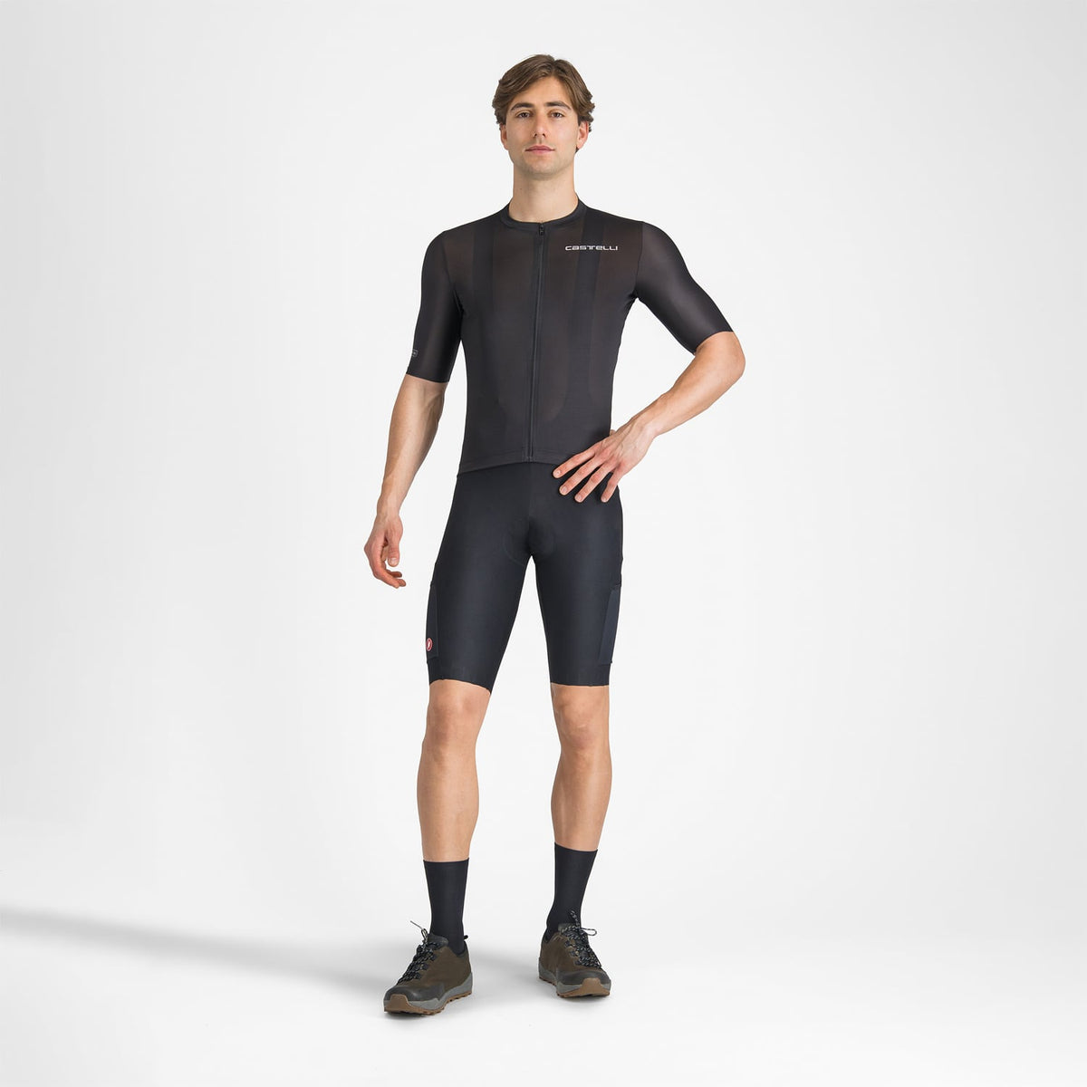 CASTELLI UNLIMITED ENTRATA 3 Kortærmet Trøje Sort