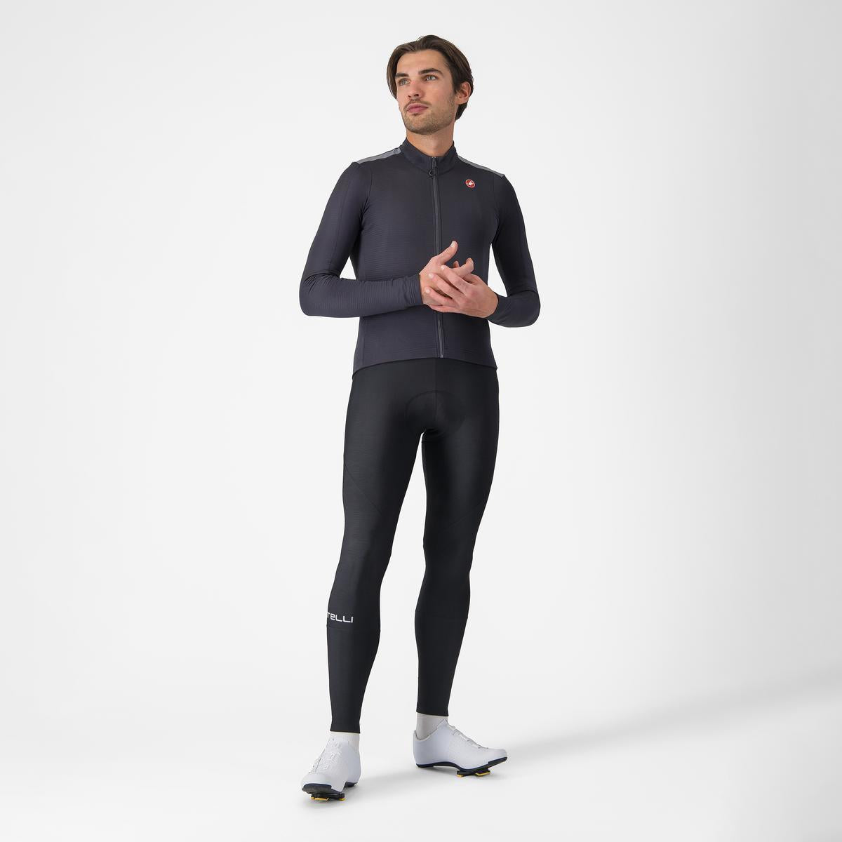 Tröja CASTELLI PURO 4 Långa Ärmar Dark Gray