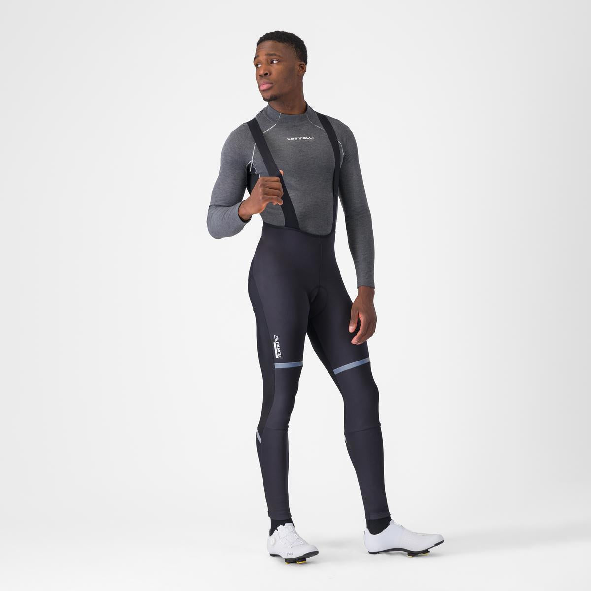 CASTELLI POLARE 4 lang seler-bukseholder sort