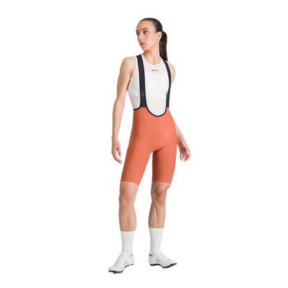 SPORTFUL PULSE Women's Short Bib Shorts Orange