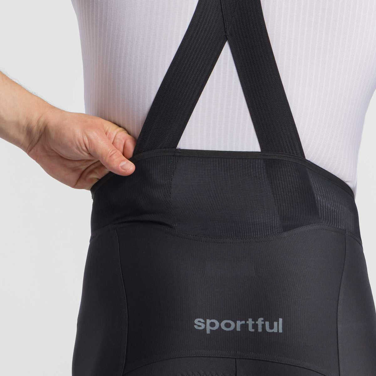 Lyhyt henkselipyöräilyshortsit SPORTFUL LTD 2 Musta