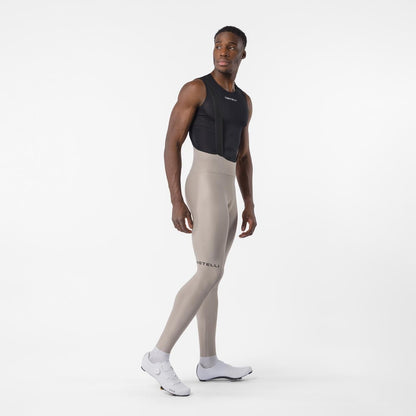 CASTELLI ESPRESSO Transition Bib Tights Beige