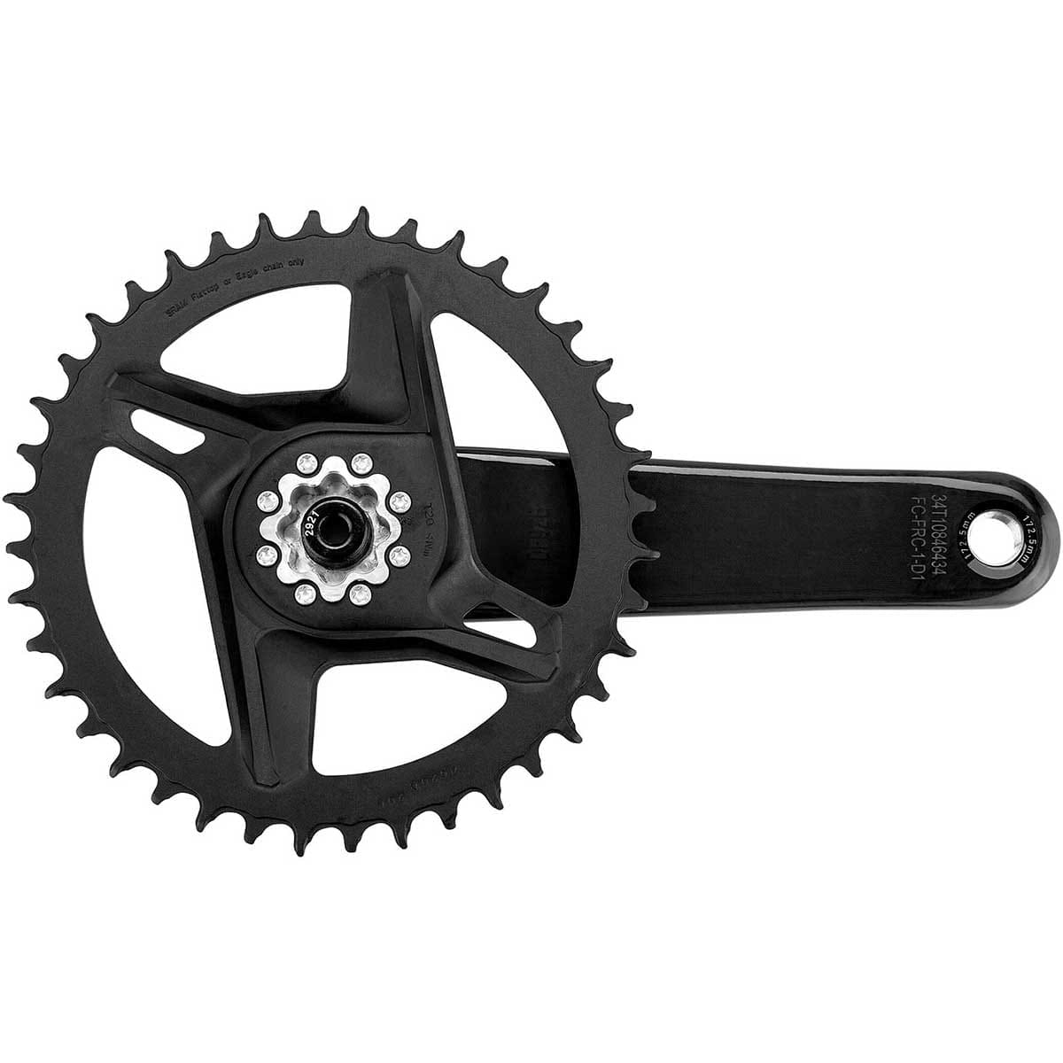 Mono 12V kranksæt SRAM FORCE 1 DUB DM