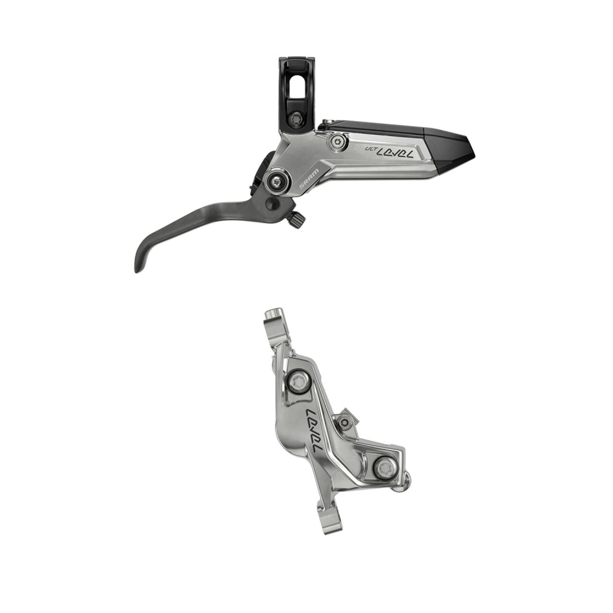 SRAM LEVEL ULTIMATE STEALTH 4-Piston Front Brake Silver