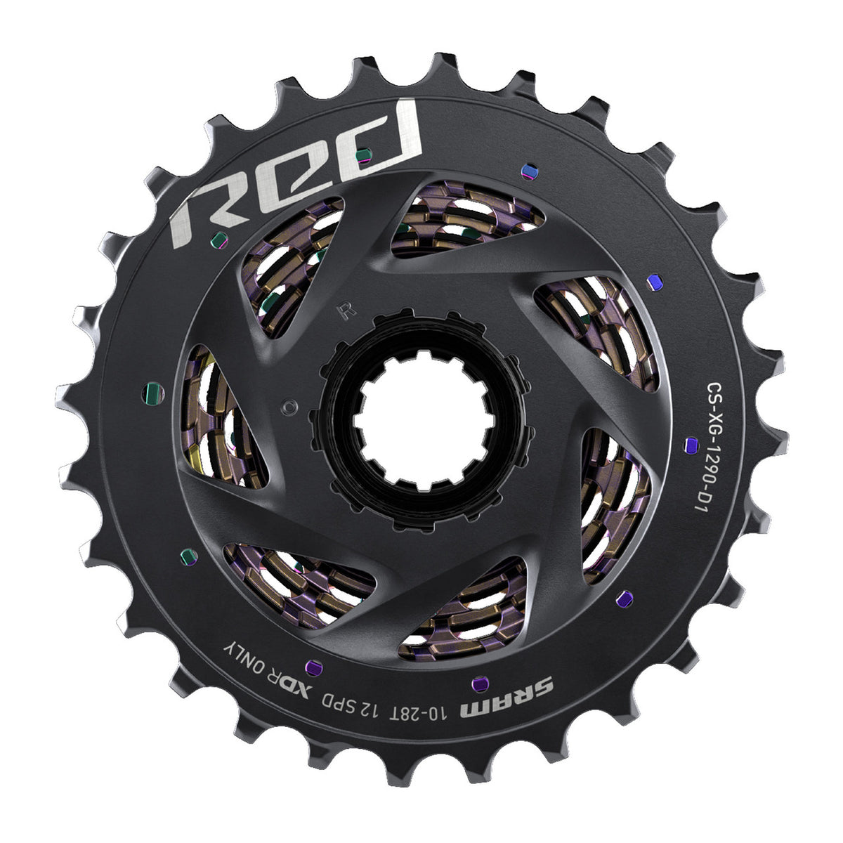 SRAM RED XG-1290 D1 Rainbow 12-Speed Cassette