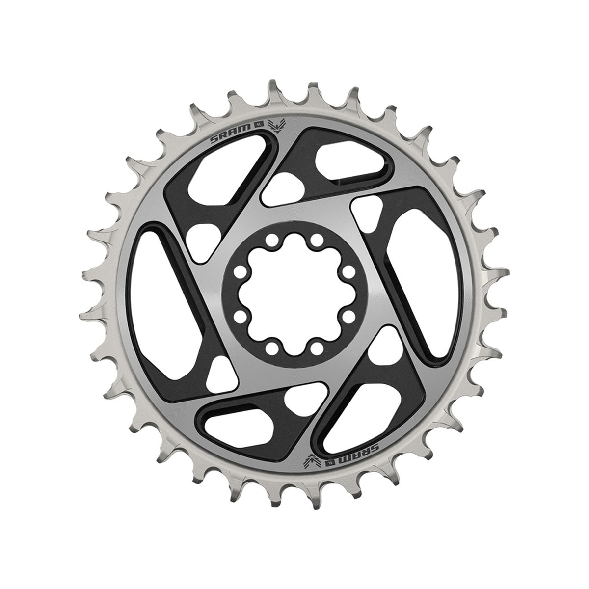 SRAM XX-SL T-TYPE EAGLE BOOST 12V Direct Mount Offset 0mm Black/Silver Mono Chainring