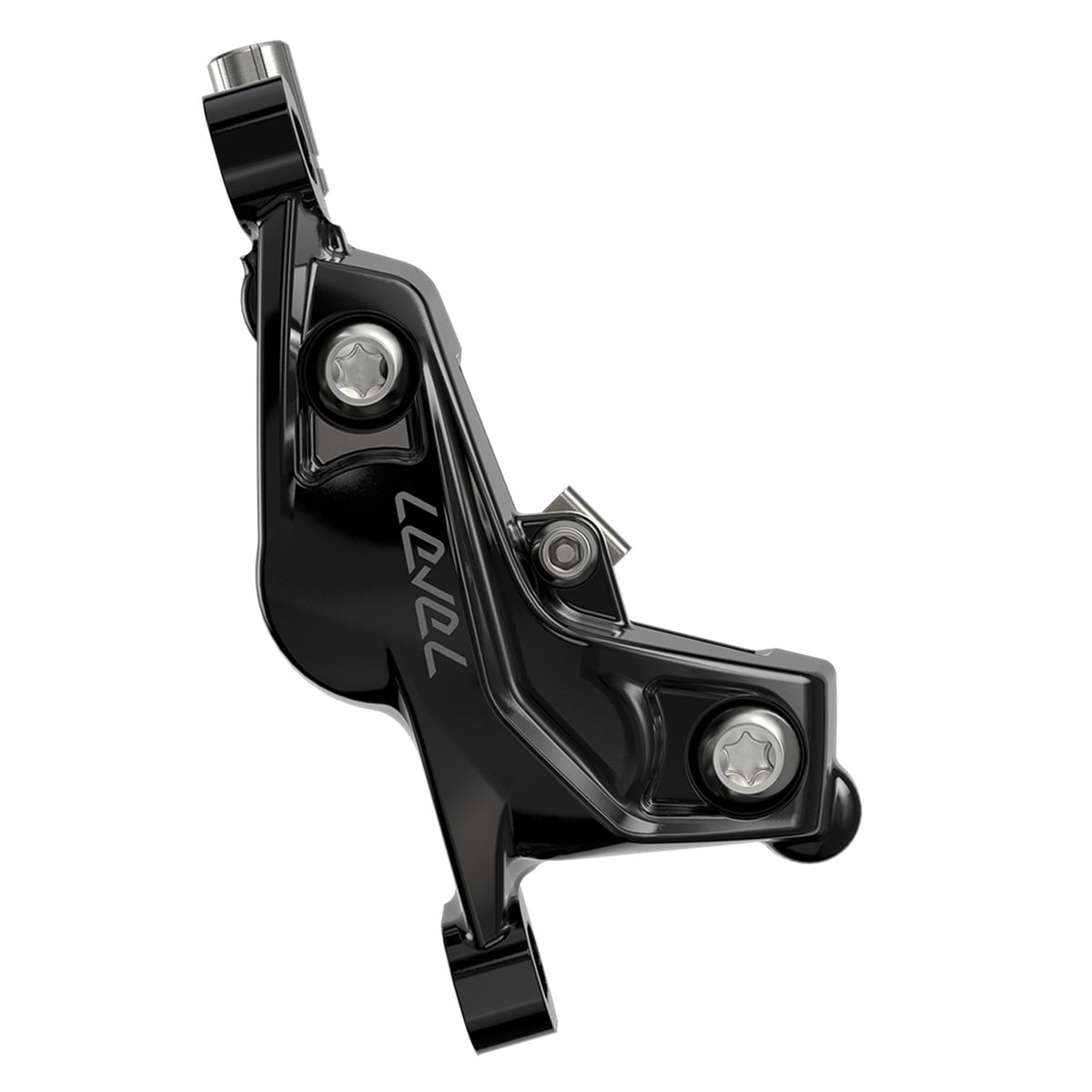SRAM LEVEL SILVER STEALTH 4-stempel frontbremse Sort