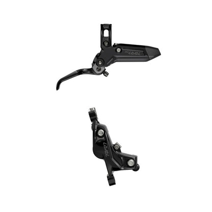 Pár bŕzd SRAM LEVEL SILVER STEALTH so 4 piestikmi čierny
