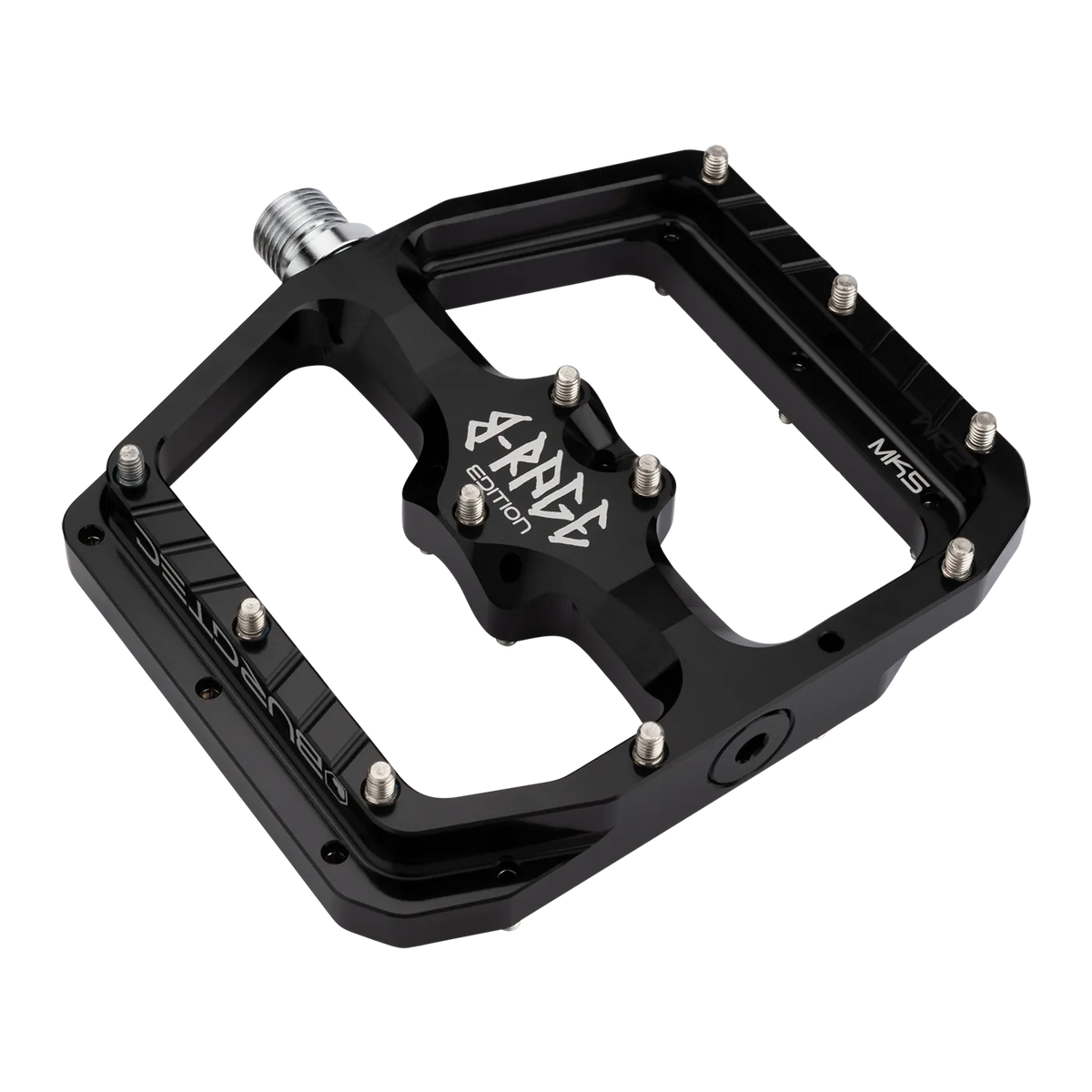 BURGTEC PENTHOUSE FLAT MK5 B-RAGE EDITION Flat Pedals Black