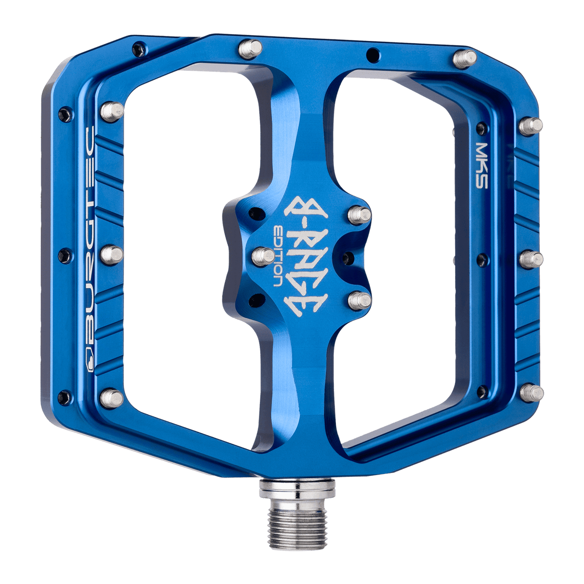 BURGTEC PENTHOUSE FLAT MK5 B-RAGE EDITION Flat Pedals Blue