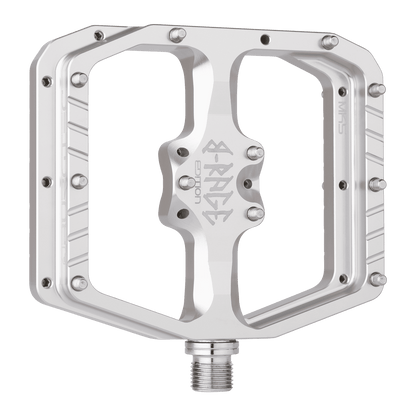 BURGTEC PENTHOUSE FLAT MK5 B-RAGE EDITION Flat Pedals Silver