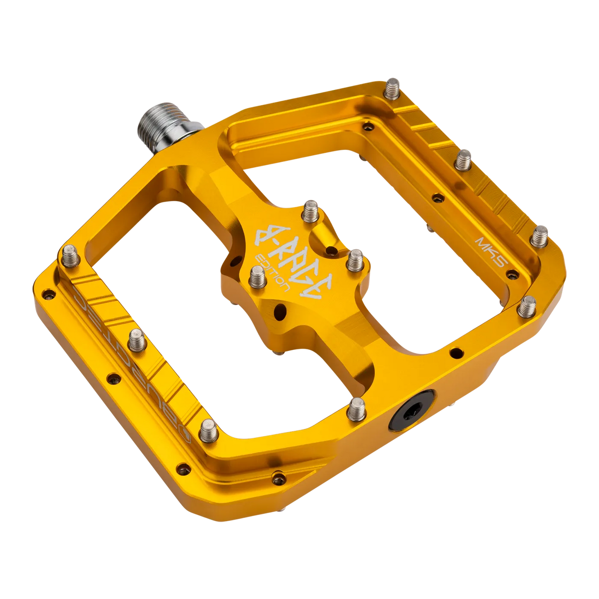 BURGTEC PENTHOUSE FLAT MK5 B-RAGE EDITION Flat Pedals Gold
