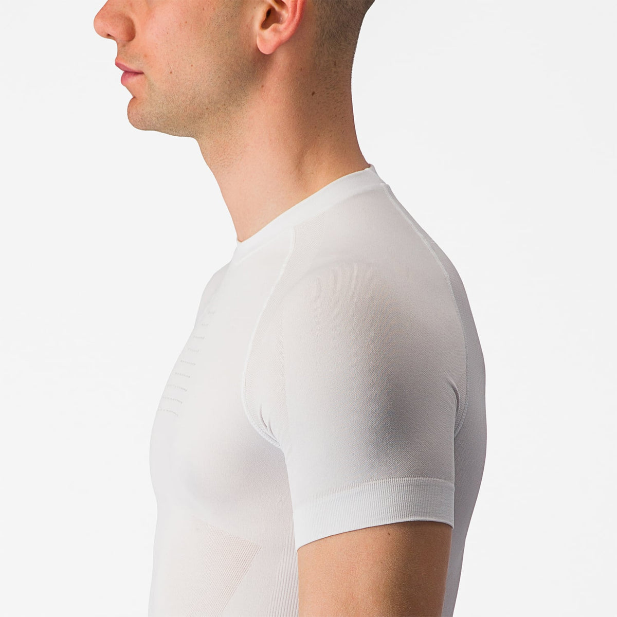 Alusvaate CASTELLI CORE SEAMLESS Lyhythihainen Valkoinen