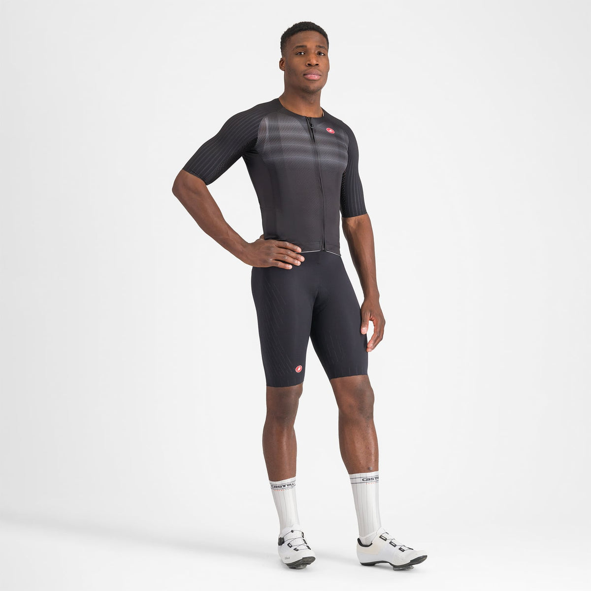 CASTELLI AERO RACE 8S Kortærmet Trøje Sort