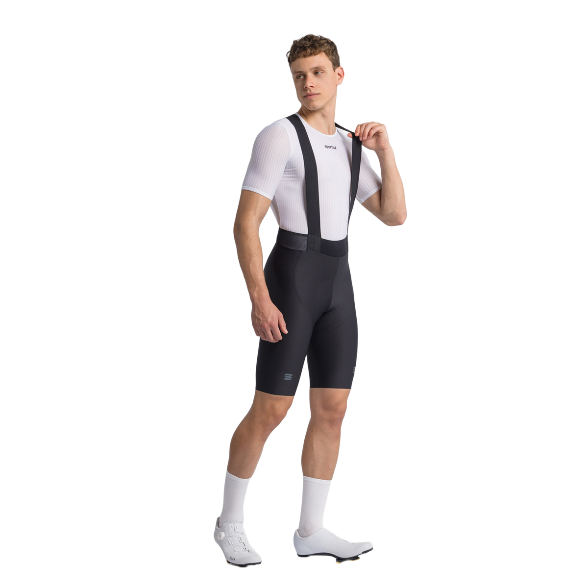 Lyhyt henkselipyöräilyshortsit SPORTFUL LTD 2 Musta
