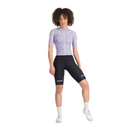 Kombinezon SPORTFUL G-SUIT Krótki Rękaw Damski Czarny/Fioletowy