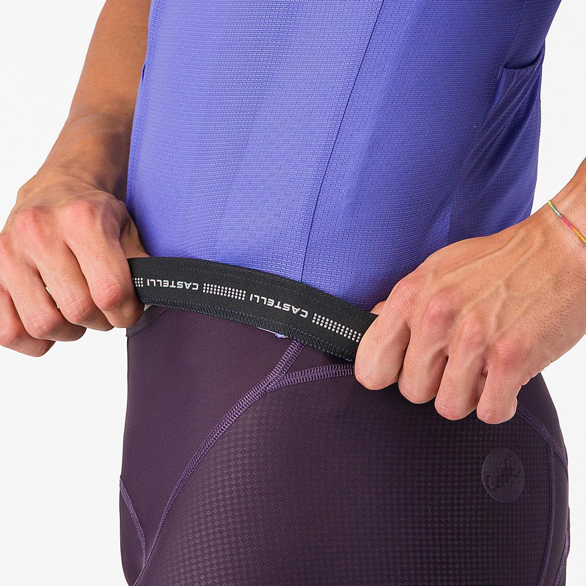 CASTELLI DRITTONE LOGO Kortærmet Trøje Violet