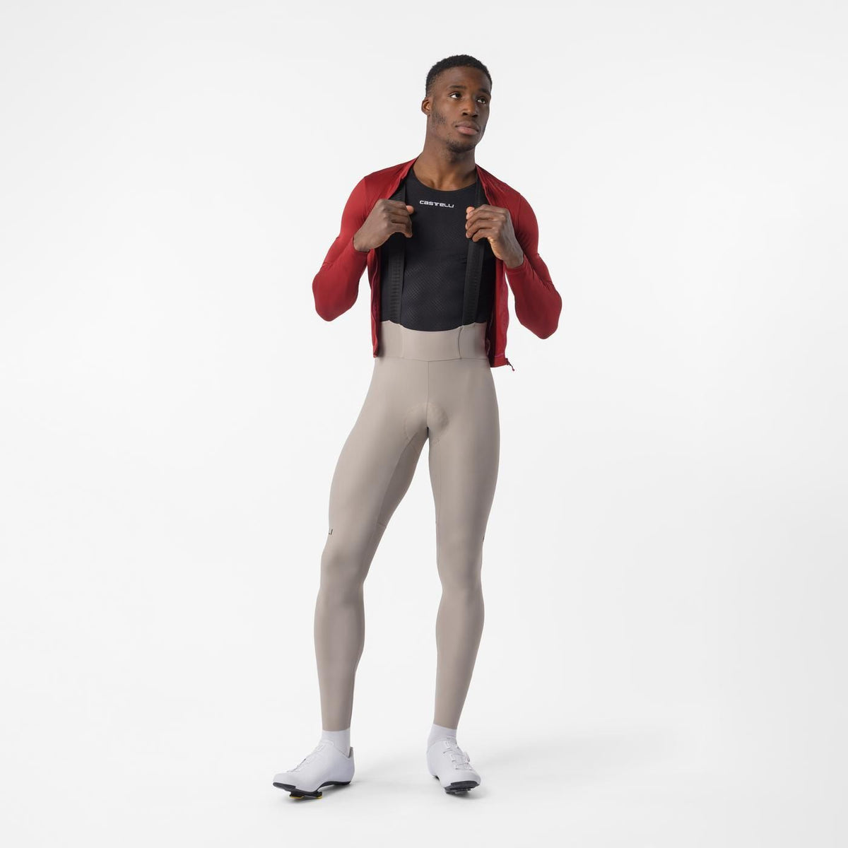 CASTELLI ESPRESSO Transition Bib Tights Beige