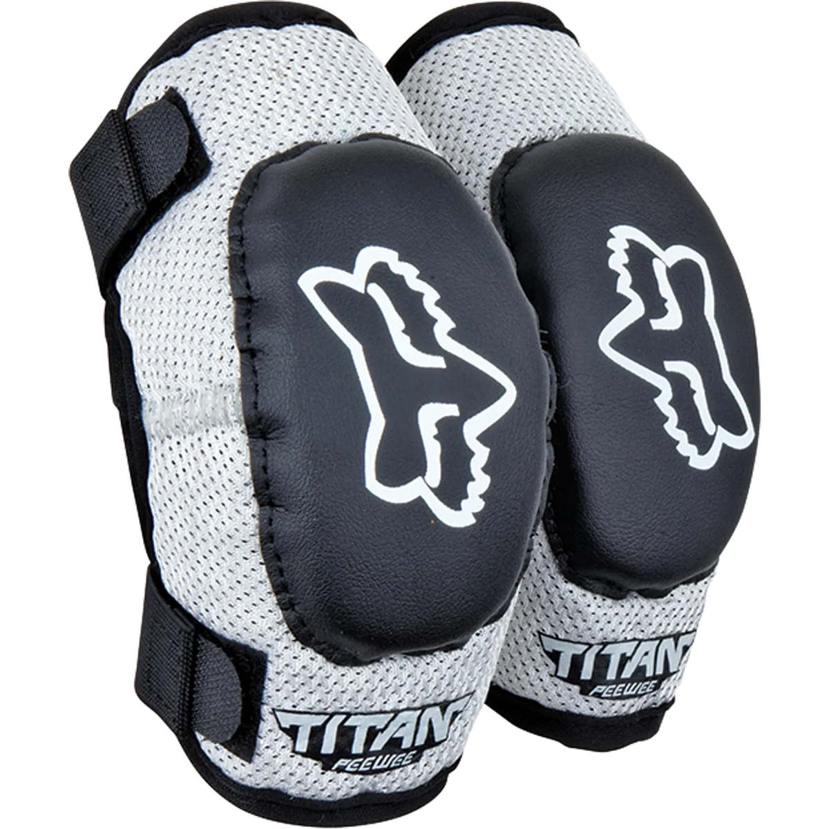 FOX PEEWEE TITAN Junior Elbow Pads Black/Silver