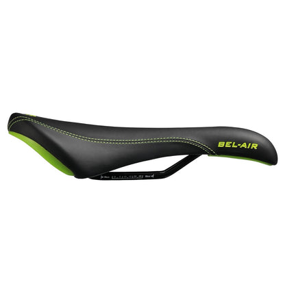 Sedlo SDG BEL-AIR RL oceľové lyžiny čierne/zelené