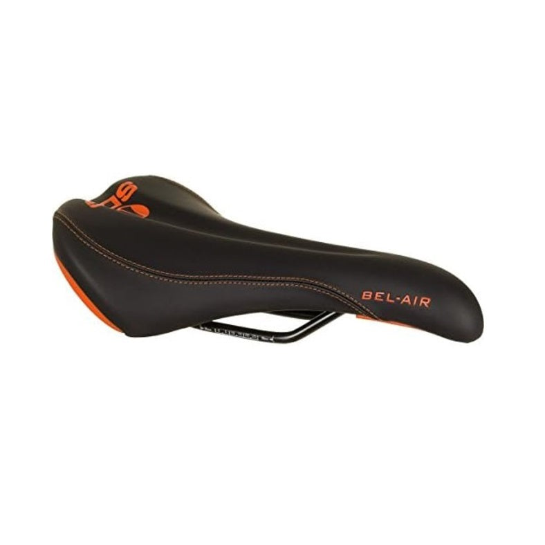 SDG BEL-AIR RL Sadel Stål Skinnesystem Sort/Orange