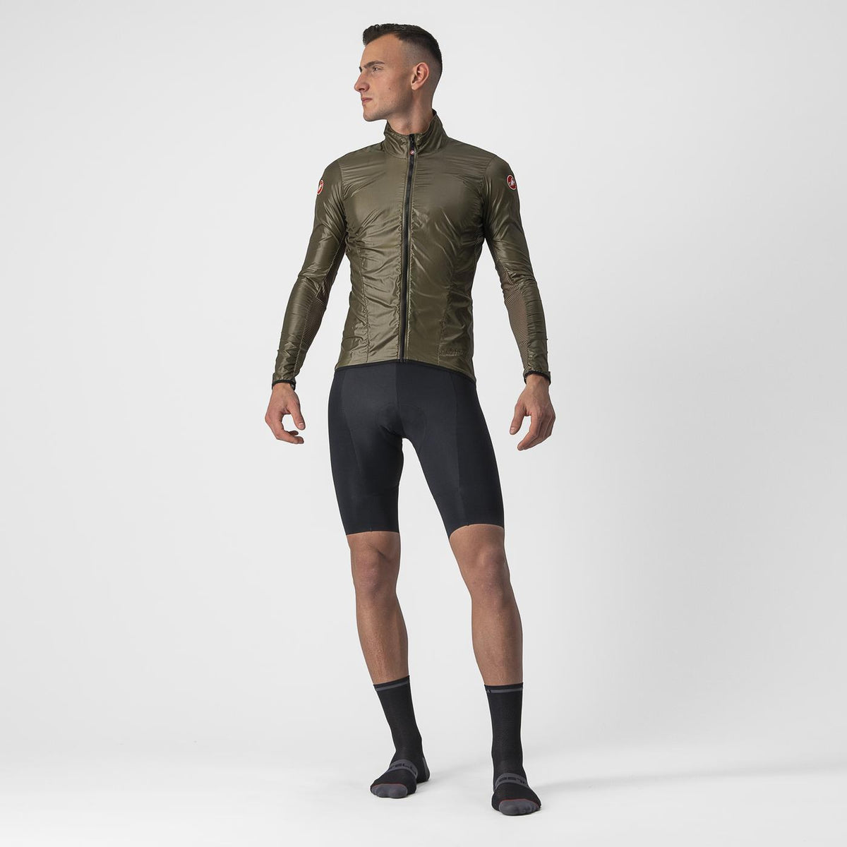 CASTELLI ARIA SHELL-jacka Brun