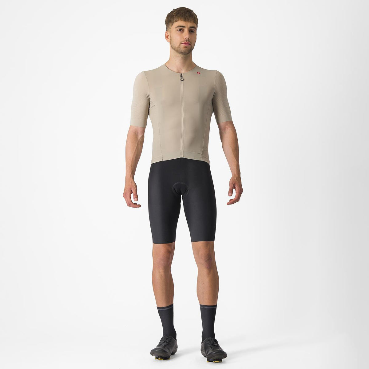 CASTELLI PREMIO Short Sleeve Jersey Beige