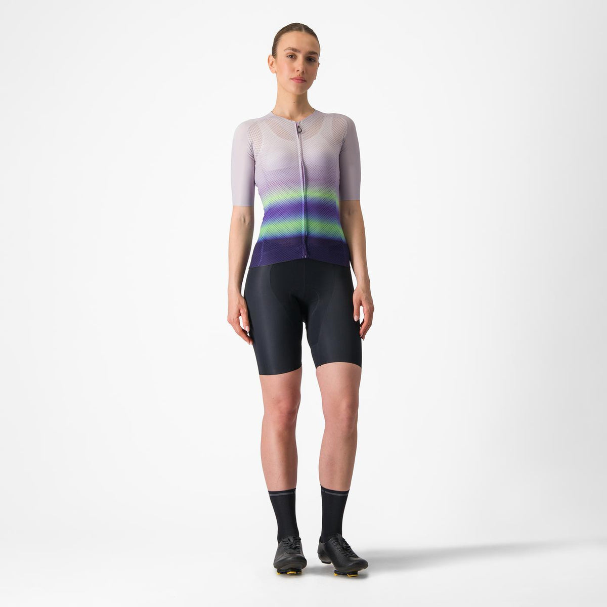 Tröja CASTELLI CLIMBER'S 4.0 W Dam Kortärmad Lila/Grön