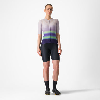 CASTELLI CLIMBER'S 4.0 W Dame Kortærmet Trøje Lilla/Grøn