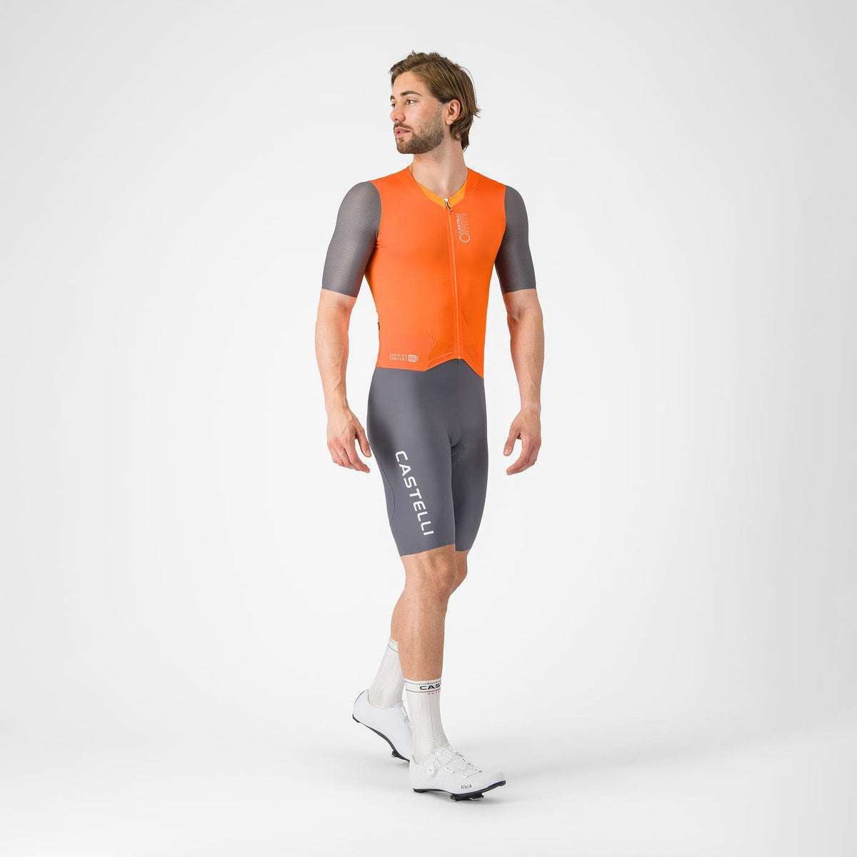 CASTELLI SATURDAY MORNING Suit Orange/Grey