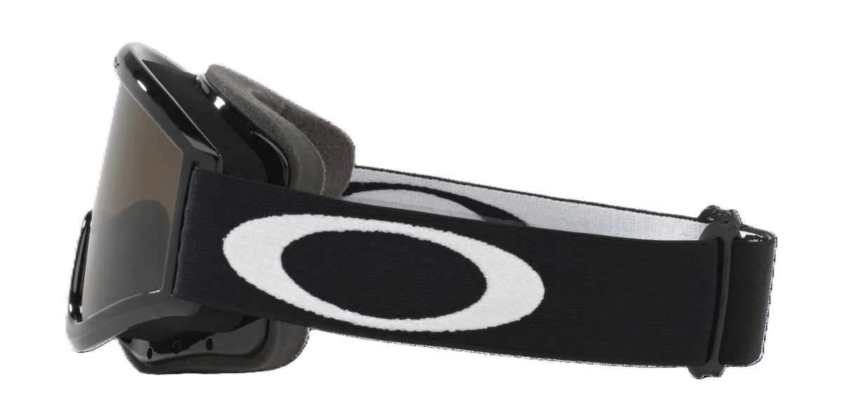 OAKLEY L-Frame MX Jet Black Goggle Dark Grey Lens