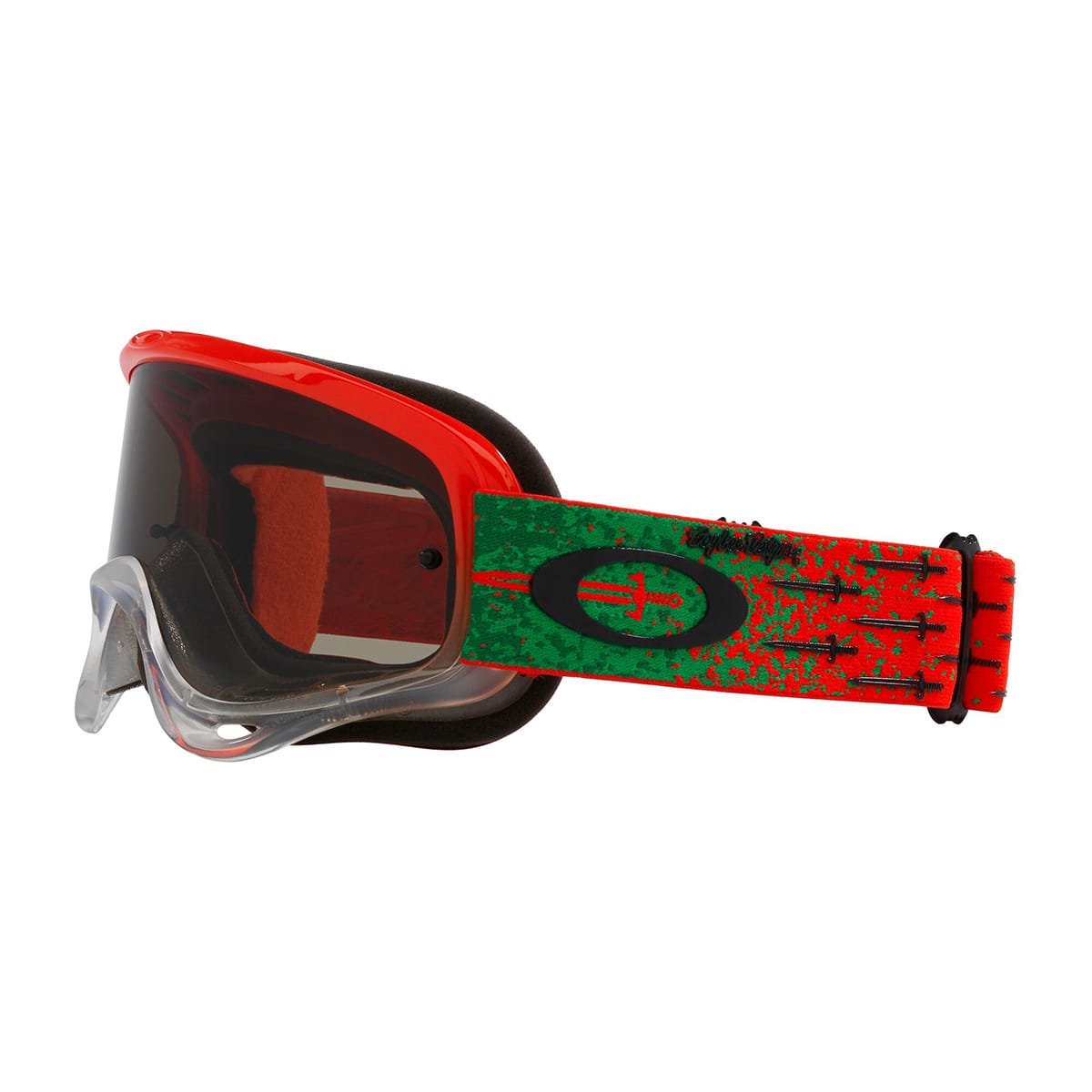 OAKLEY O Frame MX TLD Carrack Orange Goggle Dark Grey Lens OO7029-77