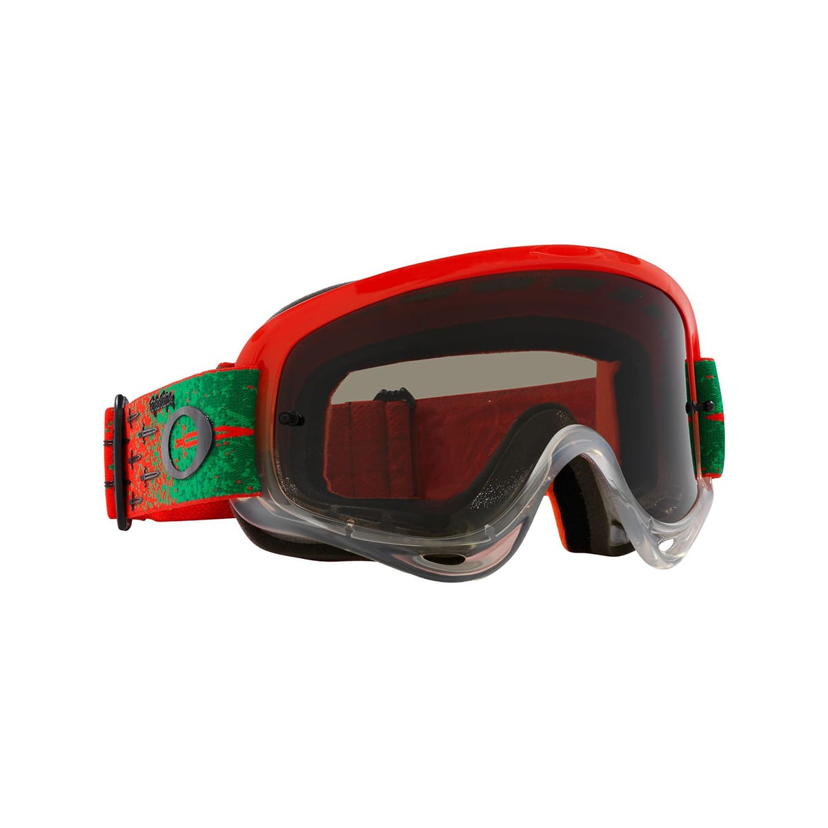 OAKLEY O Frame MX TLD Carrack Orange Goggle Dark Grey Lens OO7029-77