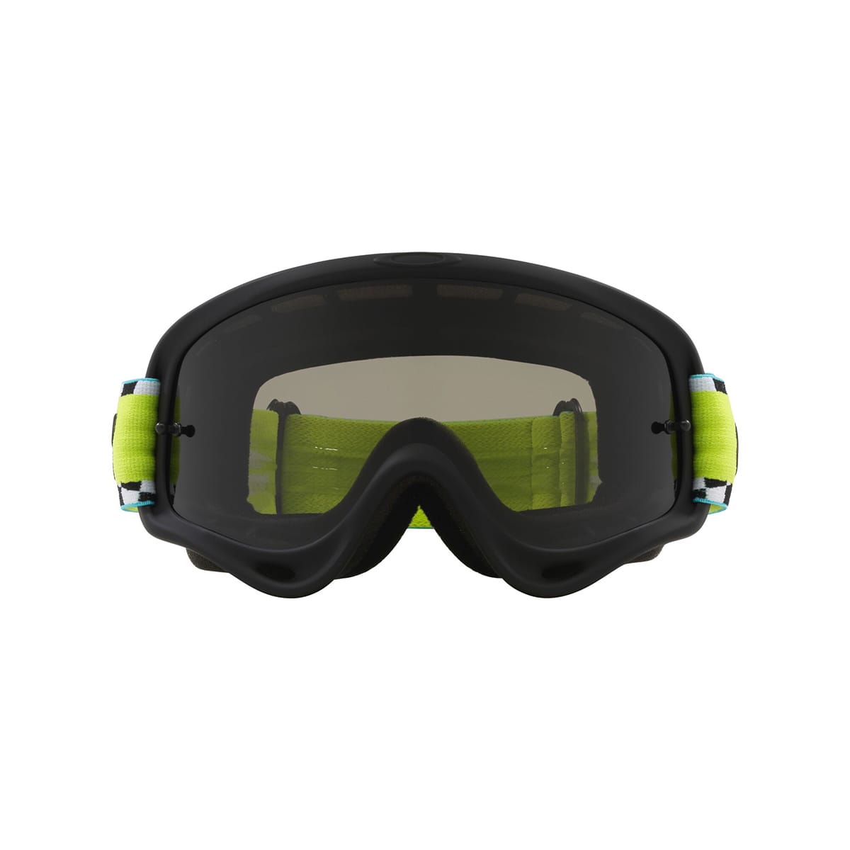 Gogle OAKLEY O Frame MX Teal Checks Ekran Ciemnoszary OO7029-83