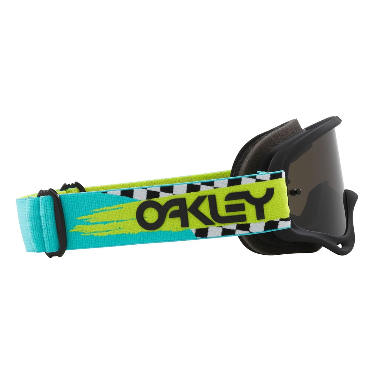 Gogle OAKLEY O Frame MX Teal Checks Ekran Ciemnoszary OO7029-83