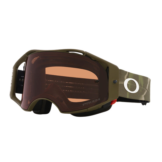 OAKLEY AIRBRAKE MTB Dark Brush Camo Goggle Prizm MX Bronze Lens